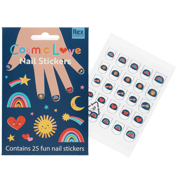 Cosmic Love Nail Stickers (pack Of 25) - Rex London