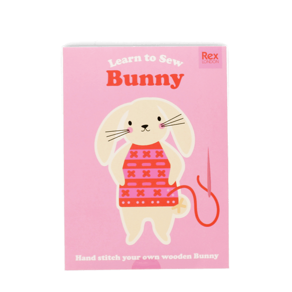 Bunny - Learn to Sew Wooden Hand-Stitch Set - Rex London