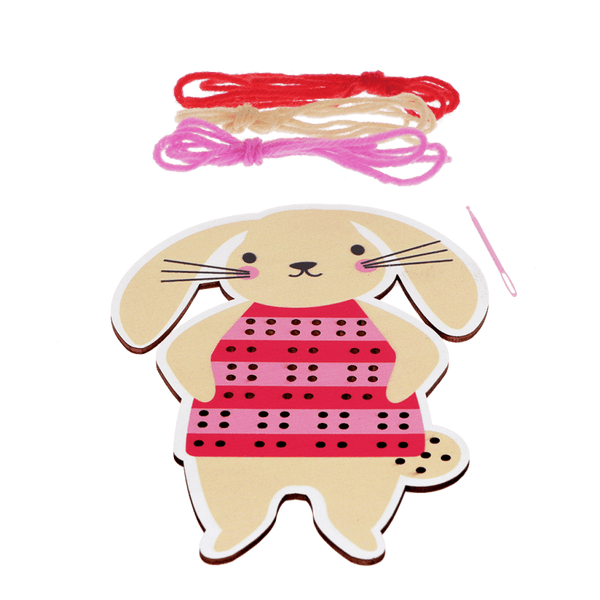 Bunny - Learn to Sew Wooden Hand-Stitch Set - Rex London