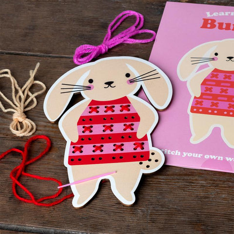 Bunny - Learn to Sew Wooden Hand-Stitch Set - Rex London