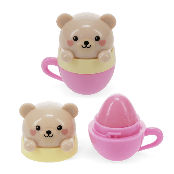 Mini Berry Scented Lip Balm - Teacup Animal Friends - Rex London