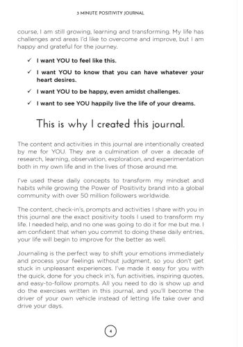 3 Minute Positivity Journal, Kristen Butler - Hay House