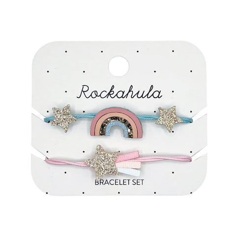 Shimmer Rainbow Bracelet Set - Rockahula
