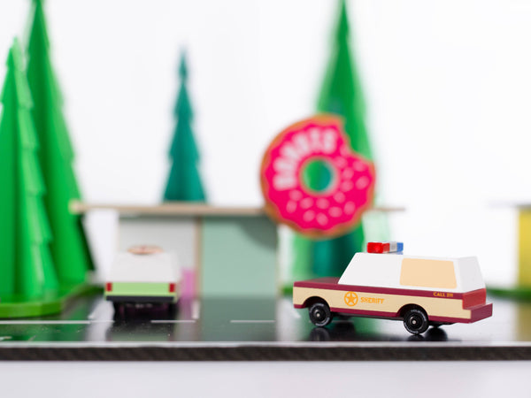 Wooden Sheriff Truck - Candylab Toys