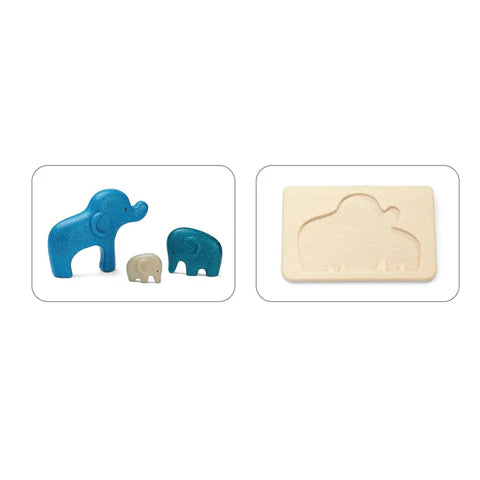 Elephant Puzzle Wooden Game