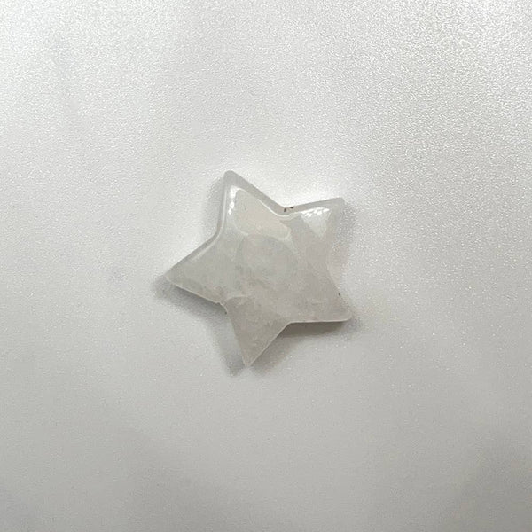 Star-shaped gemstone on a white background