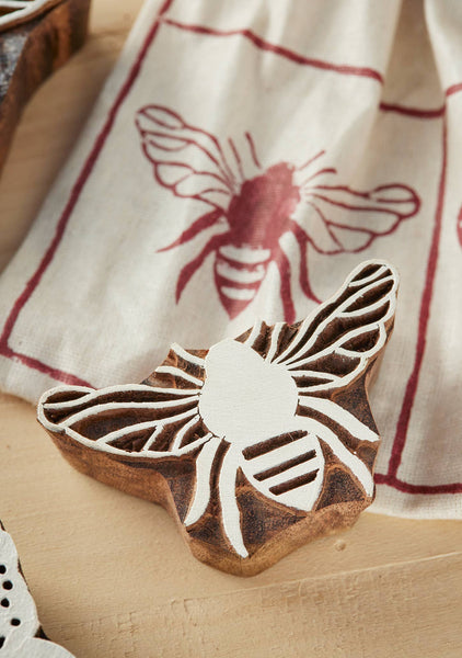 Insect Printing Blocks In Bag - Namaste