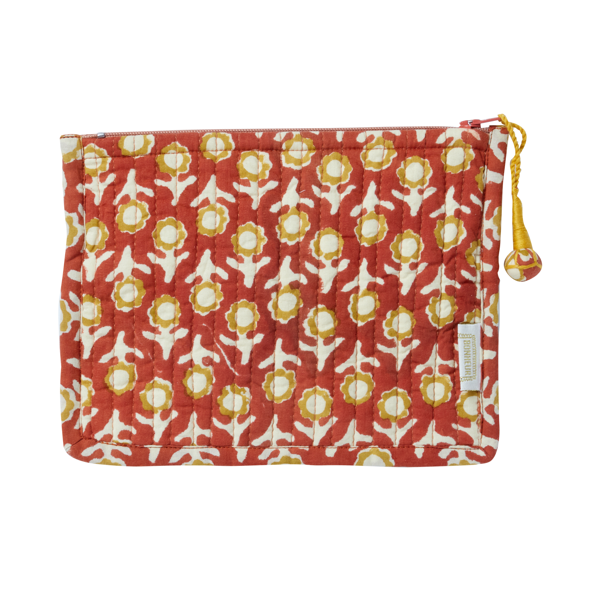 Isha Squirrel Cotton Beauty Pouch - Small - Bonheur du Jour Paris