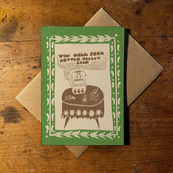 Feel Better Soon A6 Greeting Card - Rebecca Joy Ltd