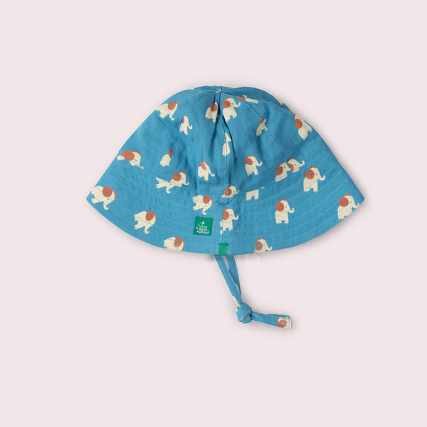 Blue Elephants Reversible Sunhat - Little Green Radicals