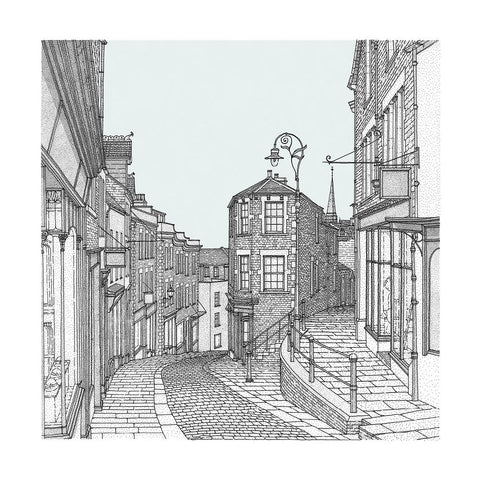 Catherine Hill Frome, 30cm x 30cm Limited Edition Print - Michael Paul Lewis