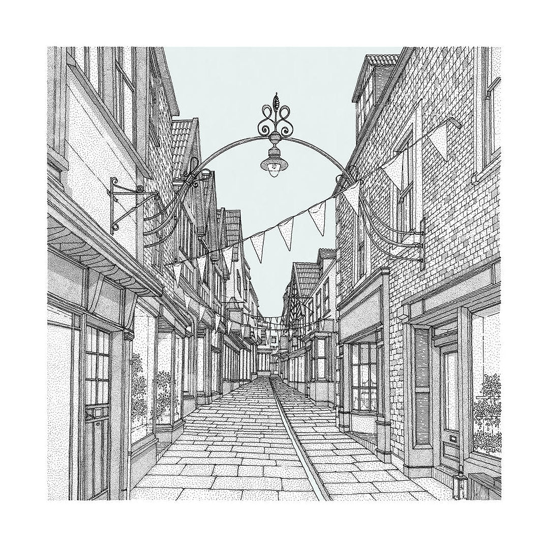 Cheap Street Frome, Limited Edition Print - Michael Paul Lewis