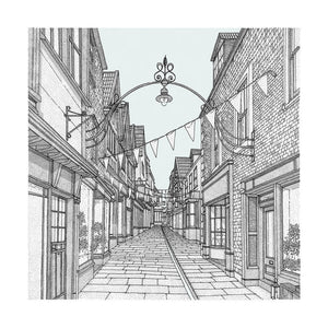 Cheap Street Frome, Limited Edition Print - Michael Paul Lewis