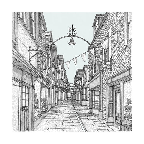 Cheap Street Frome, Limited Edition Print - Michael Paul Lewis