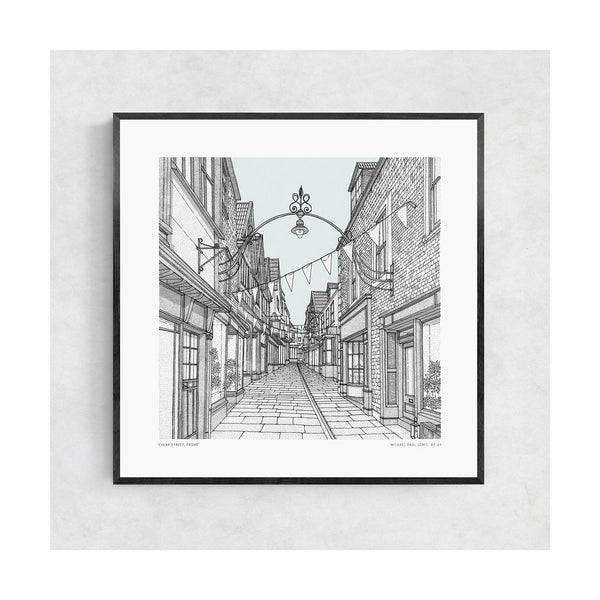 Cheap Street Frome, Limited Edition Print - Michael Paul Lewis