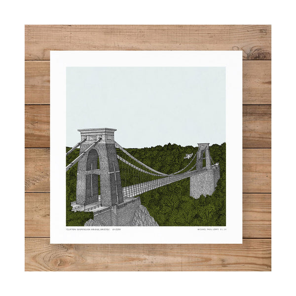 Clifton Suspension Bridge, Bristol Limited Edition Print - Michael Paul Lewis