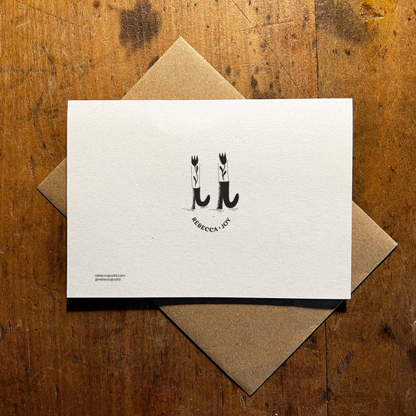 Grateful Bird A6 Greeting Card - Rebecca Joy Ltd