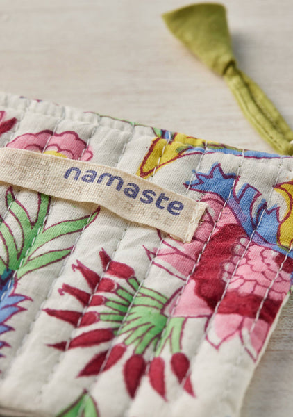 Shvanthi Block Print Coin Purse - Namaste