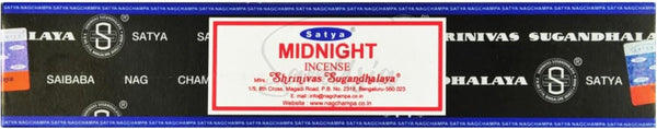 Midnight Nag Champa Incense Sticks - Satya