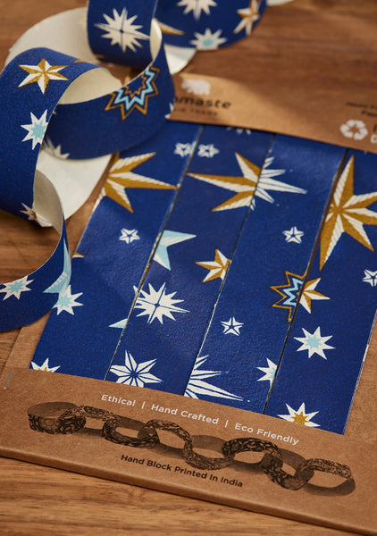 Celestial Block Print Paperchain Kit - Namaste