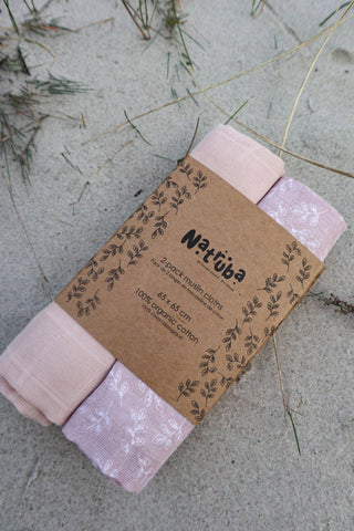 Powder Muslin Cloth 2-Pack - Natruba