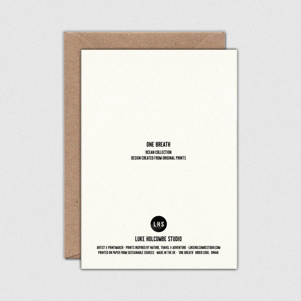 One Breath  Greeting Card - Luke Holcombe Studio