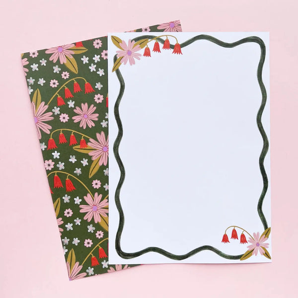 Garden Florals Letter Writing Set - Bonbi Forest