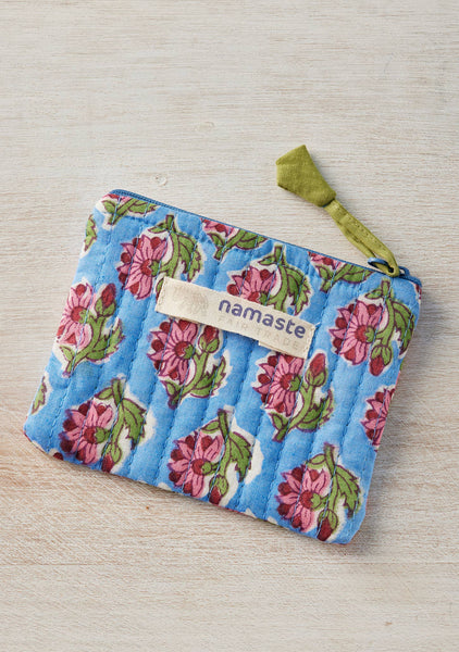 Taruni Block Print Coin Purse - Namaste