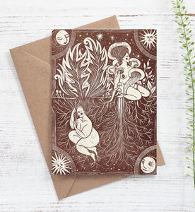 The Root of It All Greeting Card - Prints by the Bay
