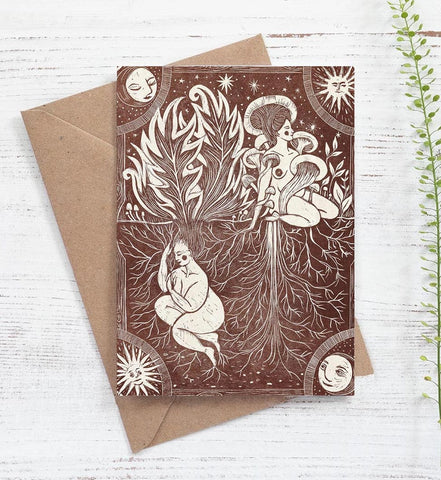 The Root of It All Greeting Card - Prints by the Bay