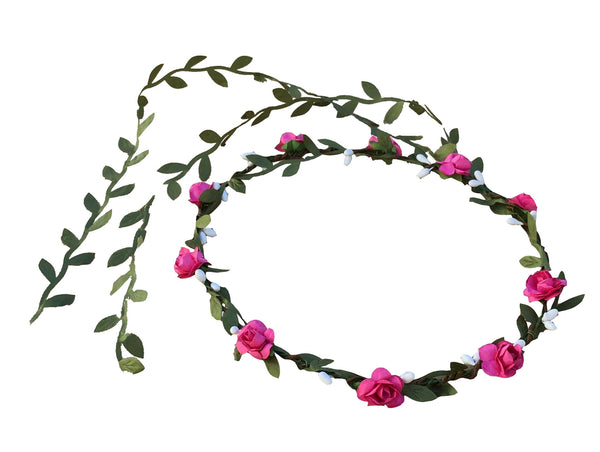 Leaf & Flower Crown - Assorted Colours