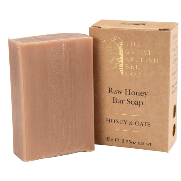 Raw Honey & Oat Bar Soap - The Great British Bee Co.