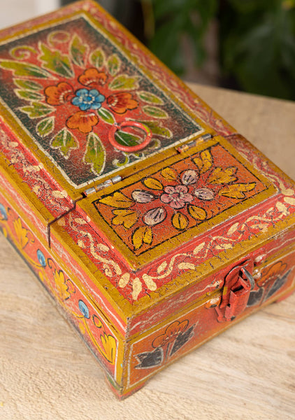 Vintage Wooden Mirror Box