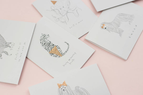 Wishing You an Extra Fancy Birthday Hand Finished Card - Katie Housley