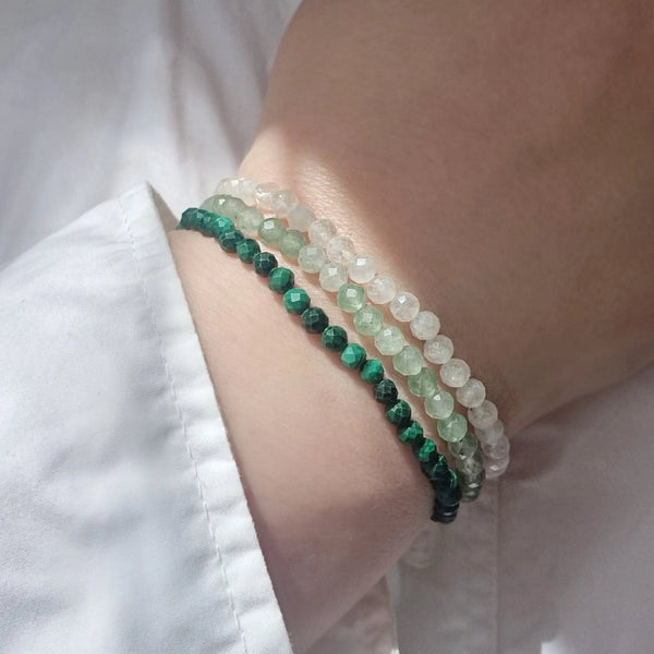 Tiny Aventurine Bracelet - Two Libra