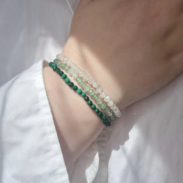 Tiny Aventurine Bracelet - Two Libra