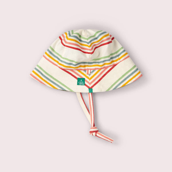Cream Rainbow Reversible Sunhat - Little Green Radicals
