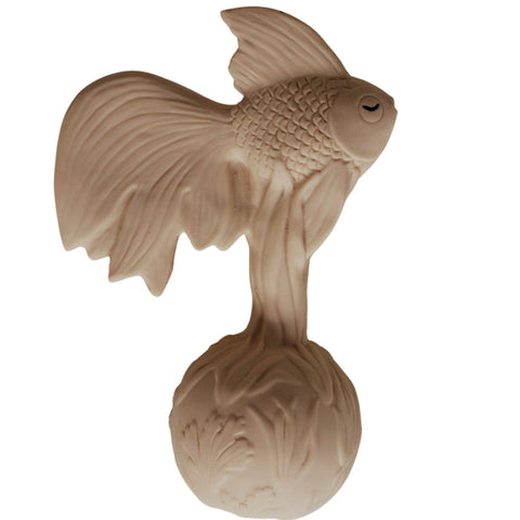 Beige Goldfish Rattle - Natruba