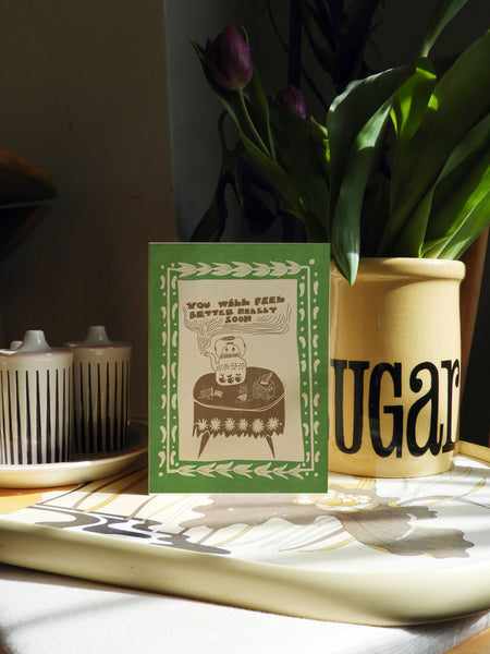 Feel Better Soon A6 Greeting Card - Rebecca Joy Ltd