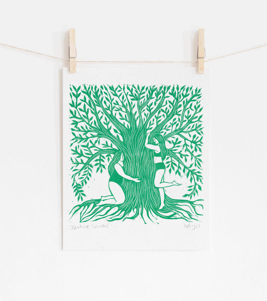 Nature Lovers Riso Print - Prints by the Bay
