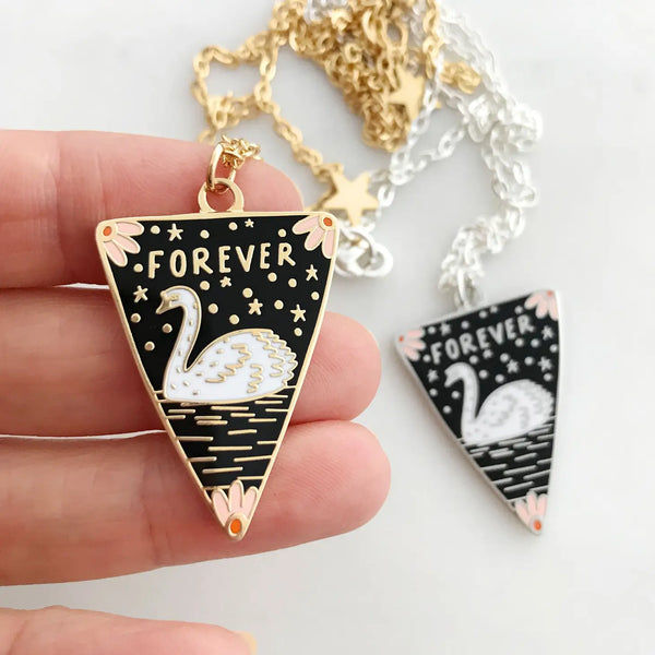 Forever Enamel Necklace - Bonbi Forest