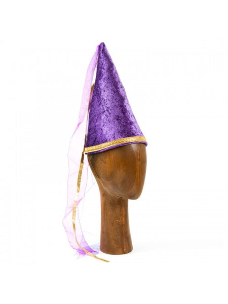 Violet Velvet Cone Fairy Crown