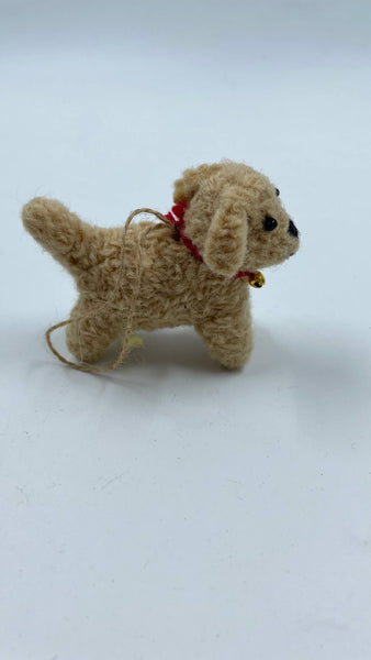Felt Dog Keyring - Funky Yak