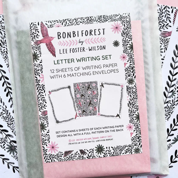 Flying Birds Letter Writing Set - Bonbi Forest