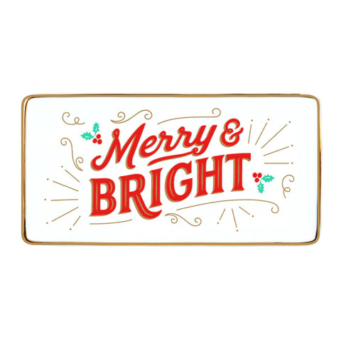 Merry & Bright Tray - Galison