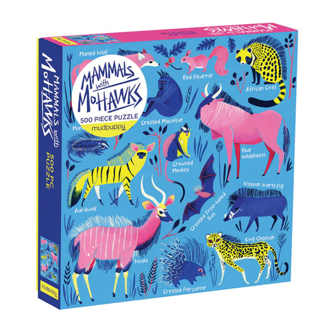 Mammals with Mohawks 500 Piece Family Puzzle