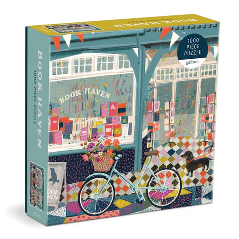 Book Haven 1000 Piece Puzzle In Square Box - Galison, Victoria Ball