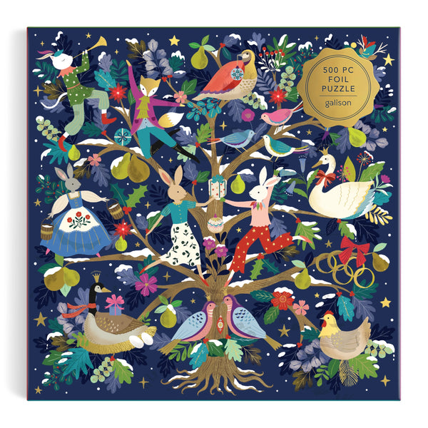 Twelve Days of Joy 500 Piece Foil Puzzle