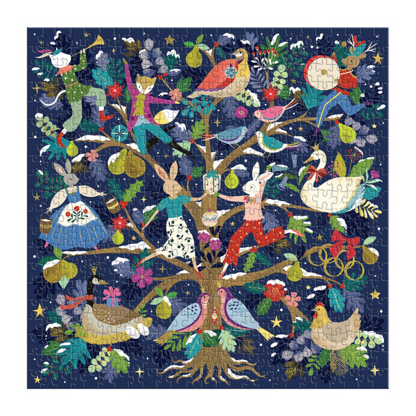 Twelve Days of Joy 500 Piece Foil Puzzle