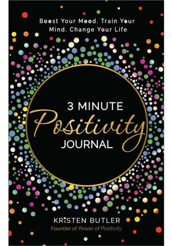 3 Minute Positivity Journal, Kristen Butler - Hay House